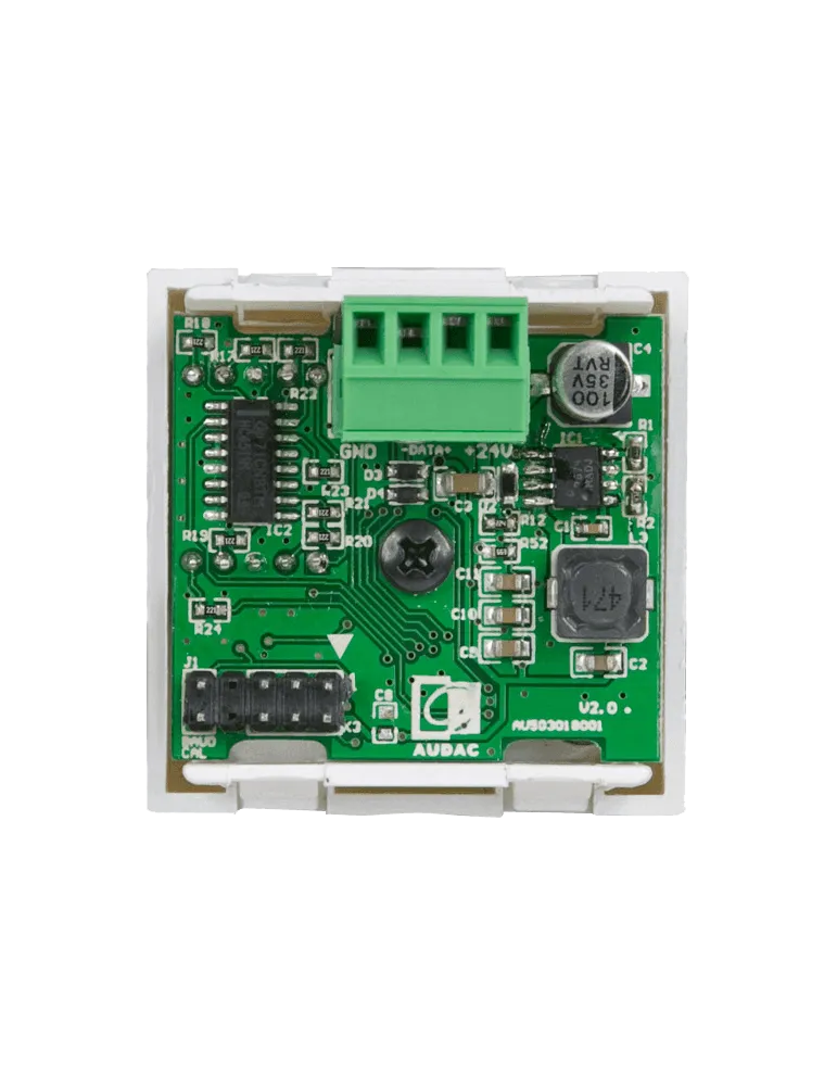  AUDAC DW3020-W Control panels - Wall control 45x45 8 zones White|MusicGoodDeal 