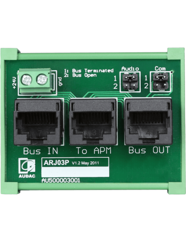  AUDAC ARJ03P Zubehör - RJ45 APM-Verbindungsgehäuse|MusicGoodDeal  2
