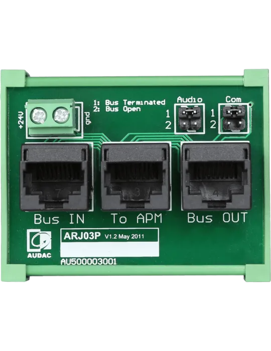  AUDAC ARJ03P Accesorios - Caja de conexiones RJ45 de APM|MusicGoodDeal 