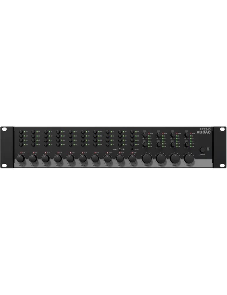  AUDAC PRE240 10IN Preamp - 4 zones|MusicGoodDeal 