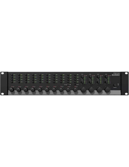  AUDAC PRE240 10IN Preamp - 4 zones|MusicGoodDeal 