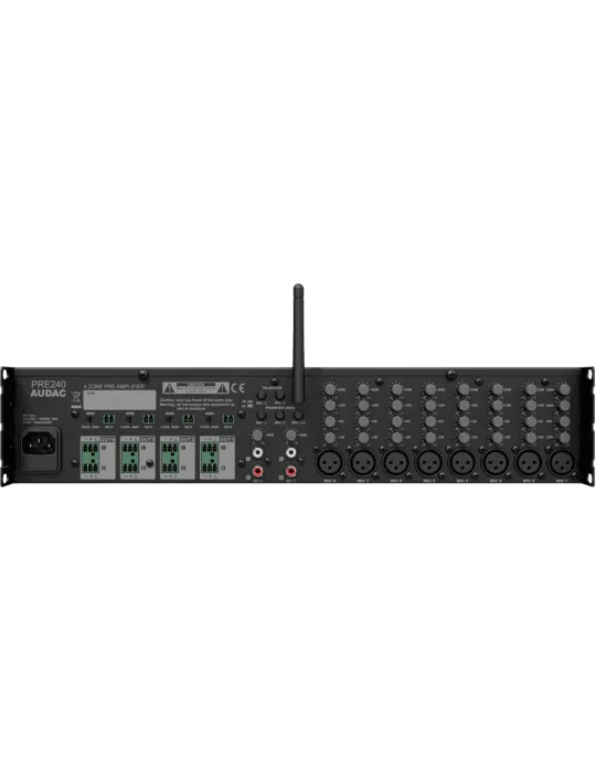  AUDAC PRE240 10IN Preamp - 4 zones|MusicGoodDeal 