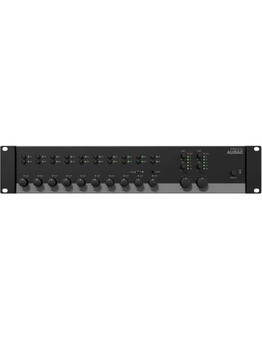  AUDAC PRE220 10IN-Vorverstärker - 2 Zonen|MusicGoodDeal 
