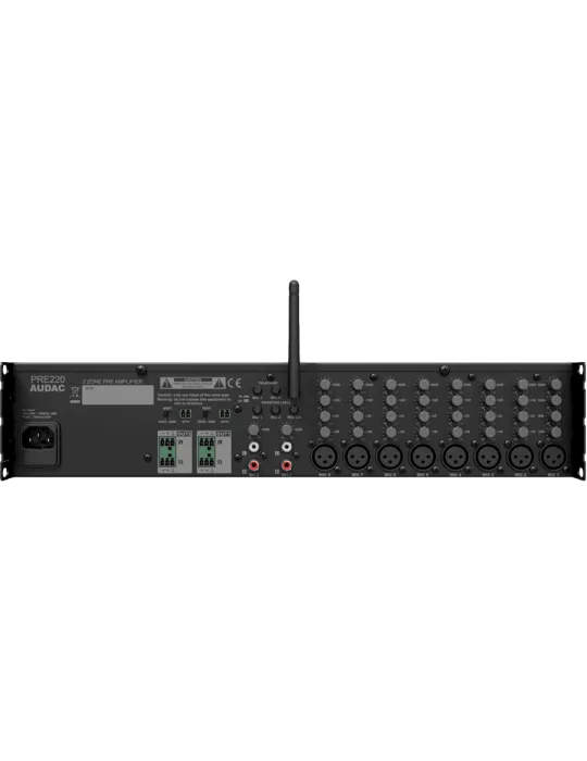  AUDAC PRE220 10IN-Vorverstärker - 2 Zonen|MusicGoodDeal 