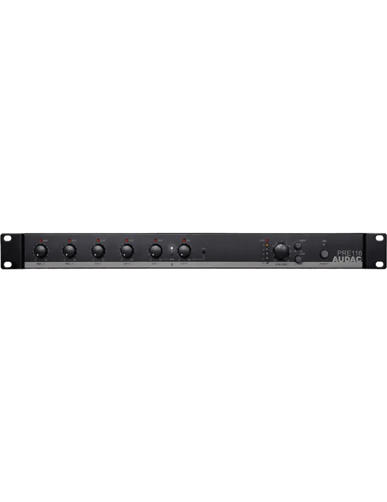  AUDAC PRE116 6IN/1 Stereo Preamp|MusicGoodDeal 