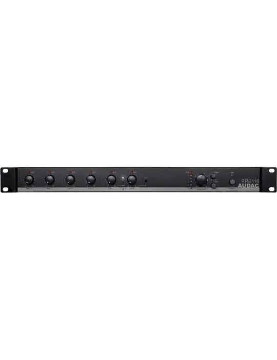  AUDAC PRE116 6IN/1 Stereo Preamp|MusicGoodDeal 