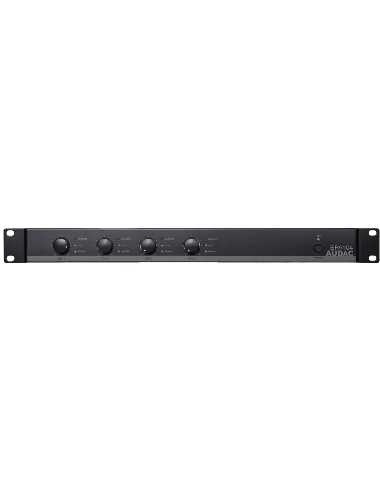 AUDAC EPA104 Klasse D - CL.D Verstärker - 4 x 100W/4Ohm Energy Star|MusicGoodDeal 