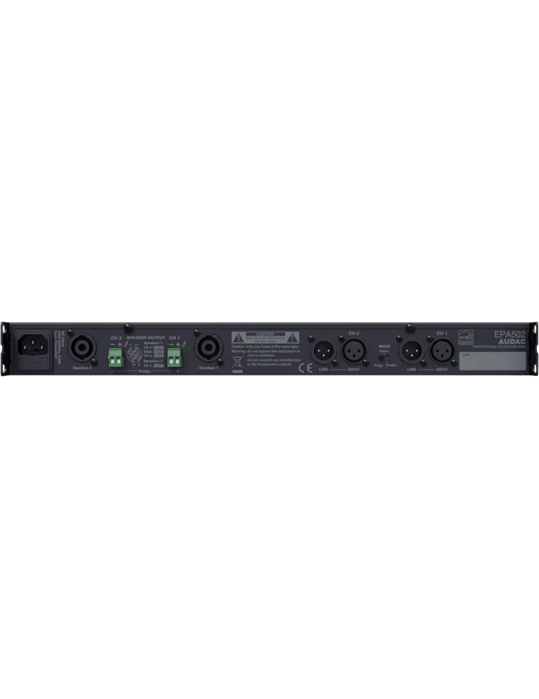  AUDAC EPA502 Klasse D - 2 x 500W / 4 Ohm Energy Star|MusicGoodDeal 