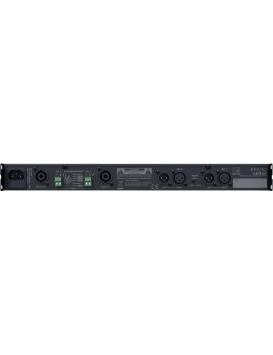  AUDAC EPA152 Klasse D - 2 x 150W / 4 Ohm Energy Star|MusicGoodDeal 