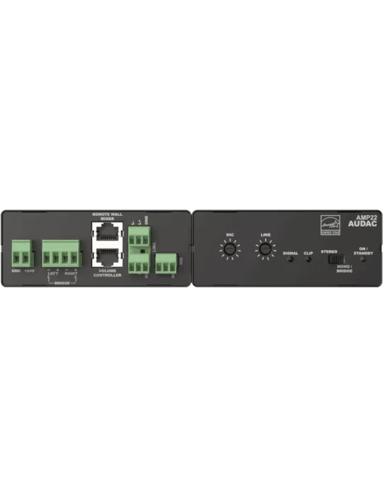  AUDAC AMP22 Class D - Mini amplifier 2 x 15 W|MusicGoodDeal 