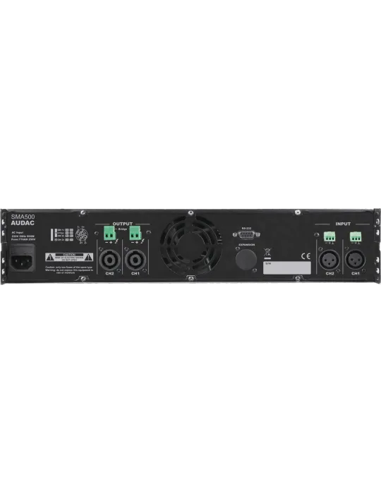  AUDAC SMA500 2 Kanäle DSP - WAVEDYNAMICS 2 x 500W / 4 Ohm|MusicGoodDeal 