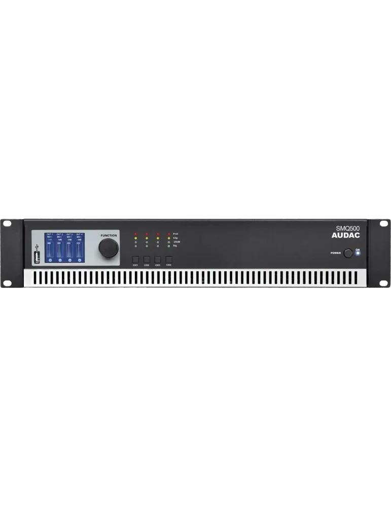  AUDAC SMQ500 4 DSP-Kanäle - WAVEDYNAMICS 4 x 500W / 4 Ohm|MusicGoodDeal 