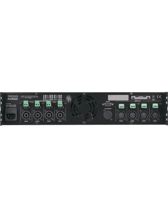  AUDAC SMQ500 4 DSP-Kanäle - WAVEDYNAMICS 4 x 500W / 4 Ohm|MusicGoodDeal 