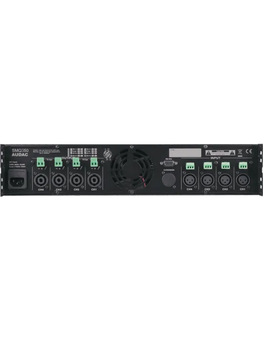  AUDAC SMQ350 4 DSP-Kanäle - WAVEDYNAMICS 4 x 350W / 4 Ohm|MusicGoodDeal 