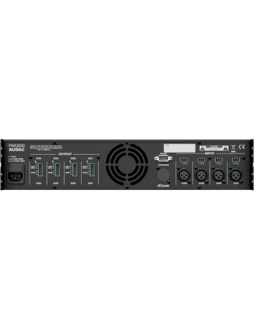  AUDAC PMQ600 4 Kanäle mit niedriger Impedanz & 100V - WAVEDYNAMICS 4 x 600W/100V-8Ohms|MusicGoodDeal  2