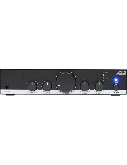  AUDAC COM108 Verstärkte Mischer - 2 IN - 80W / 100V|MusicGoodDeal 