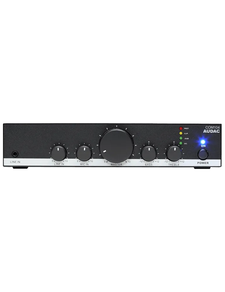  AUDAC COM104 Verstärkte Mischer - 2 IN - 40W / 100V|MusicGoodDeal 