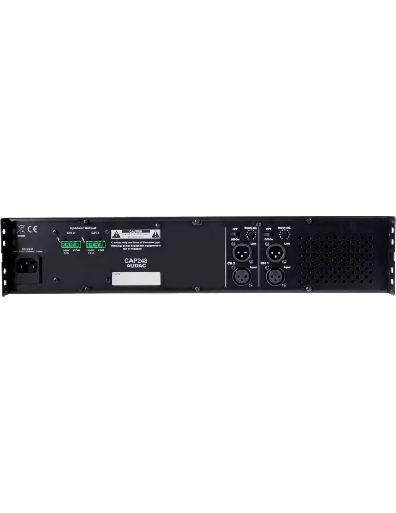  AUDAC CAP248 2 Kanäle - 2 x 480W / 100V|MusicGoodDeal 