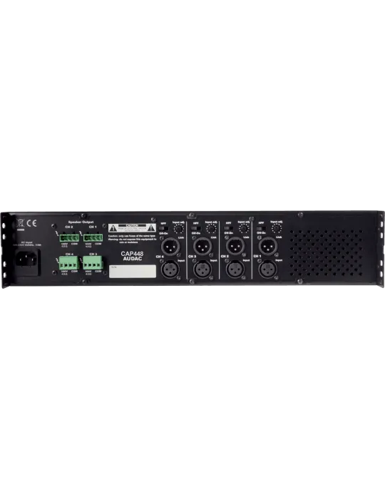  AUDAC CAP448 4 channels - 4 x 480W / 100V|MusicGoodDeal 