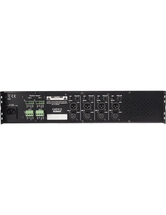  AUDAC CAP412 4 Kanäle - 4 x 120W / 100V|MusicGoodDeal 