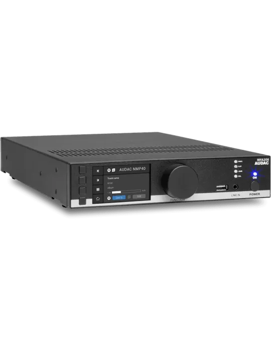  AUDAC MFA208 MFA Series - Multifunction Amplifier 2x40W-100V|MusicGoodDeal 