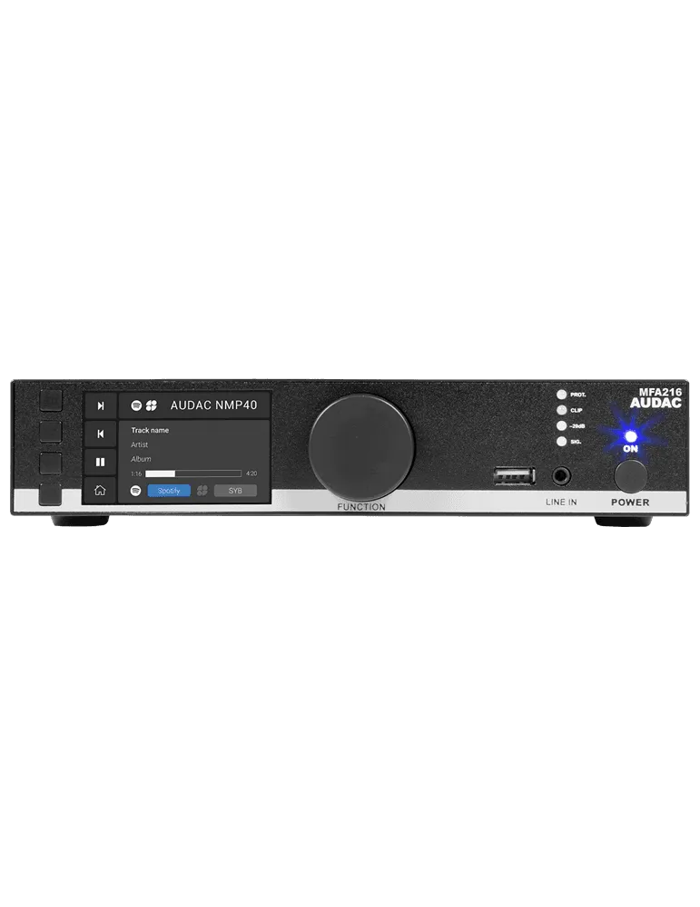  AUDAC MFA216 MFA-Serie - Multifunktionsverstärker 2x80W-100V|MusicGoodDeal 