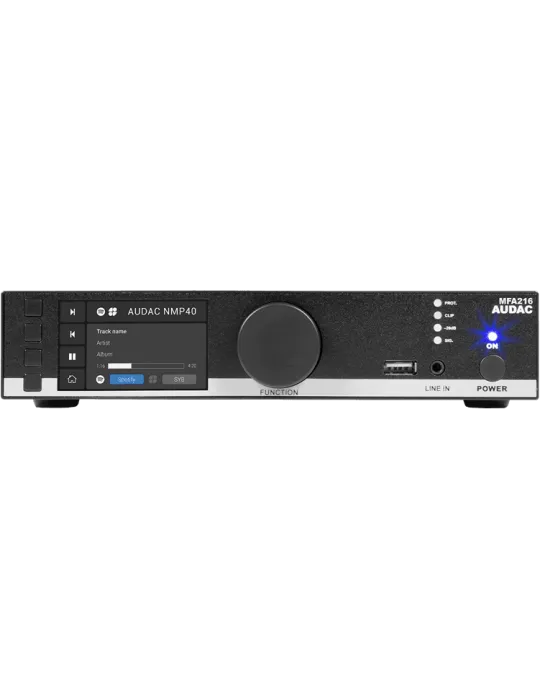  AUDAC MFA216 MFA-Serie - Multifunktionsverstärker 2x80W-100V|MusicGoodDeal 