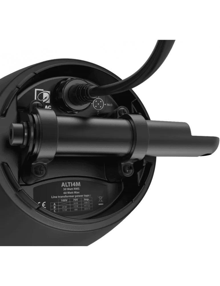  AUDAC ALTI6M-B ALTI-M - 2-Wege-Projektor 6,5" 60W/16Ω-100V-Schwarz|MusicGoodDeal 