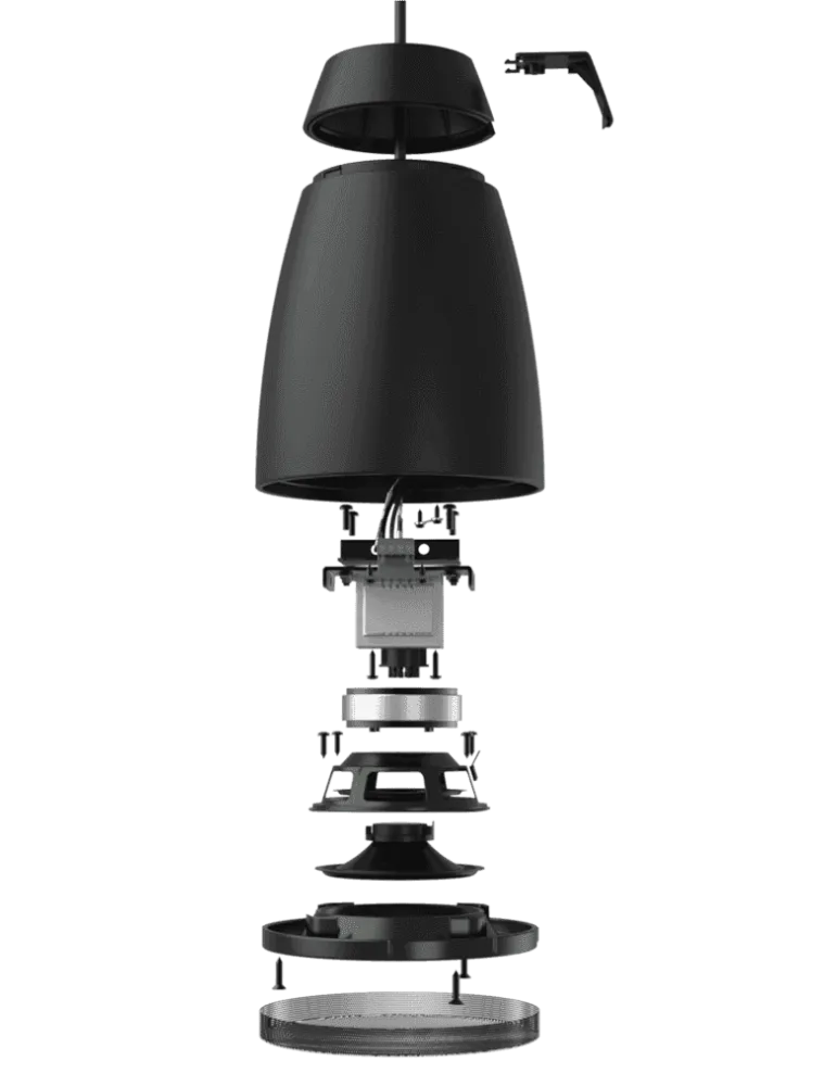  AUDAC ALTI6M-B ALTI-M - 2-Wege-Projektor 6,5" 60W/16Ω-100V-Schwarz|MusicGoodDeal 