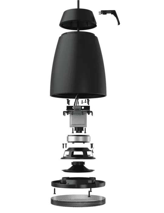  AUDAC ALTI6M-B ALTI-M - 2-Wege-Projektor 6,5" 60W/16Ω-100V-Schwarz|MusicGoodDeal 