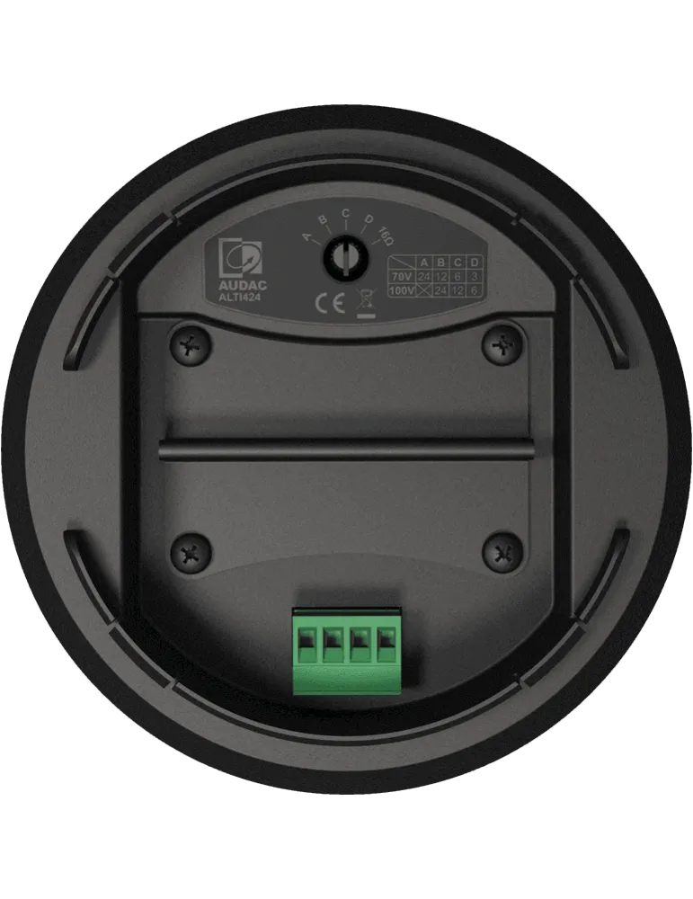  AUDAC ALTI6-B ALTI - Hängeleuchte 2-Wege 6,5" 60W/16Ω-100V-Schwarz|MusicGoodDeal 