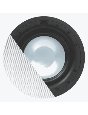 AUDAC CELO8SI-W .
 CELO - Subwoofer 8" Deckeneinbauleuchte 2x50W -RAL9016