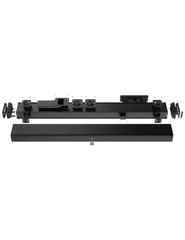  AUDAC IMEO2-B IMEO - 3-Wege-Soundbar - 2x15W+30W Schwarz|MusicGoodDeal  2