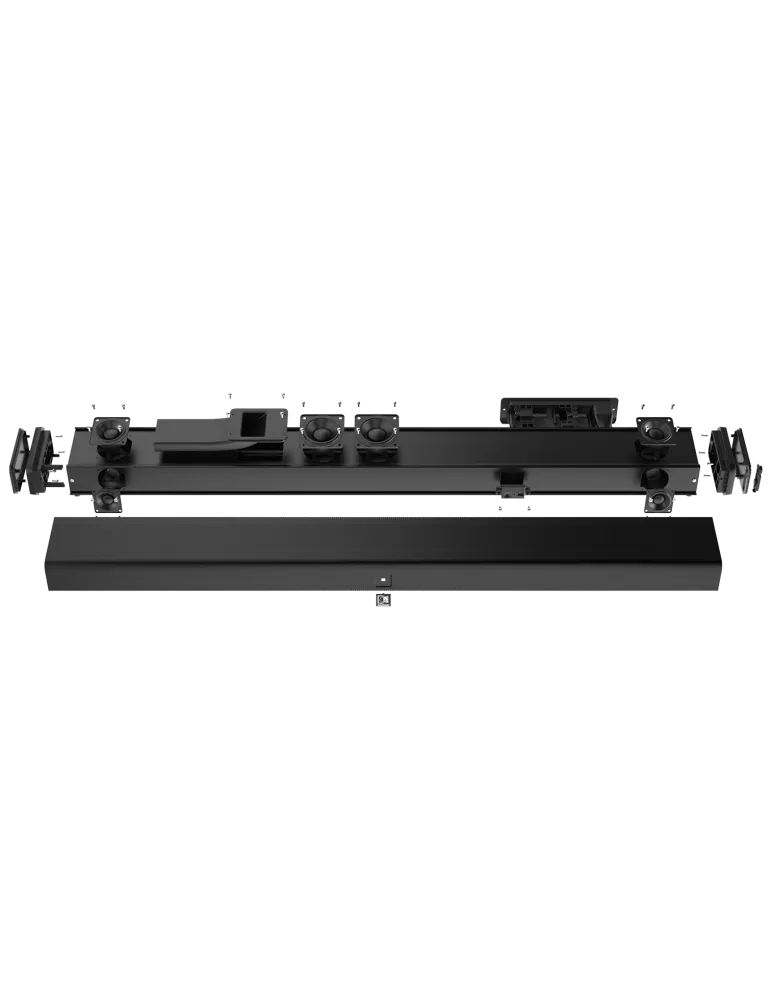  AUDAC IMEO2-B IMEO - 3-Wege-Soundbar - 2x15W+30W Schwarz|MusicGoodDeal 