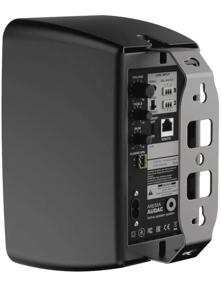  AUDAC ARES5A-B ARES - 2-Wege-System 5" 2X40W Schwarz (Paar)|MusicGoodDeal 