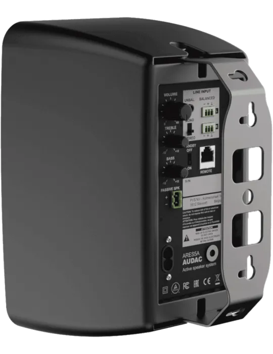  AUDAC ARES5A-B ARES - 2-Wege-System 5" 2X40W Schwarz (Paar)|MusicGoodDeal 