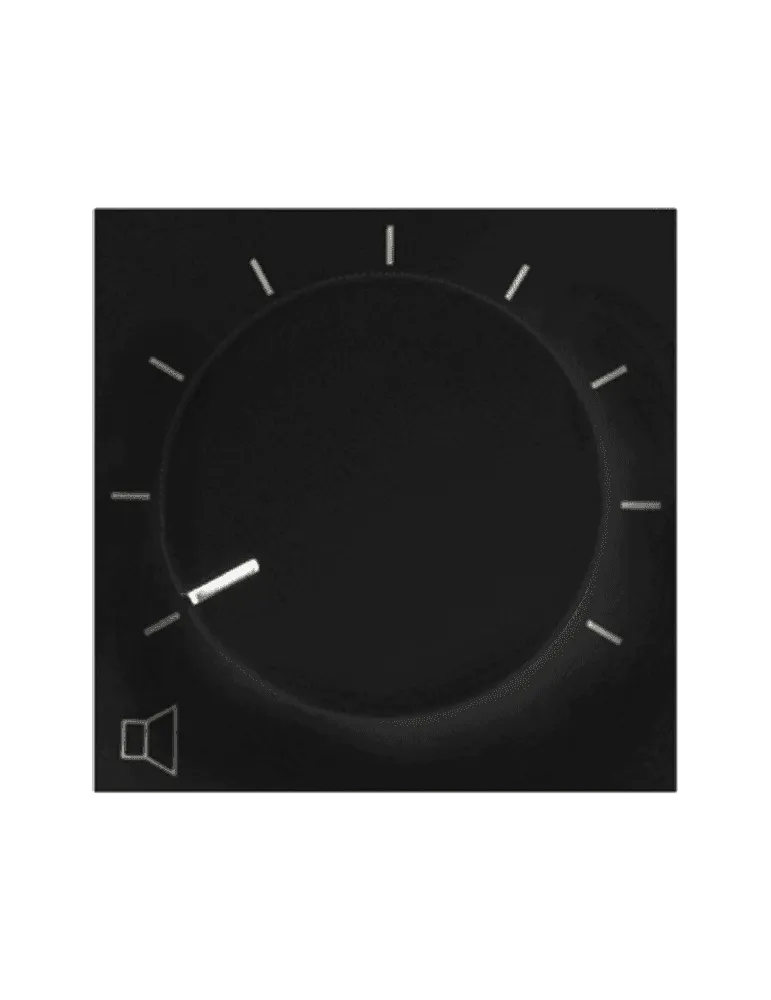  AUDAC VC3208-B Faceplate 45x45 volume control - Black|MusicGoodDeal 