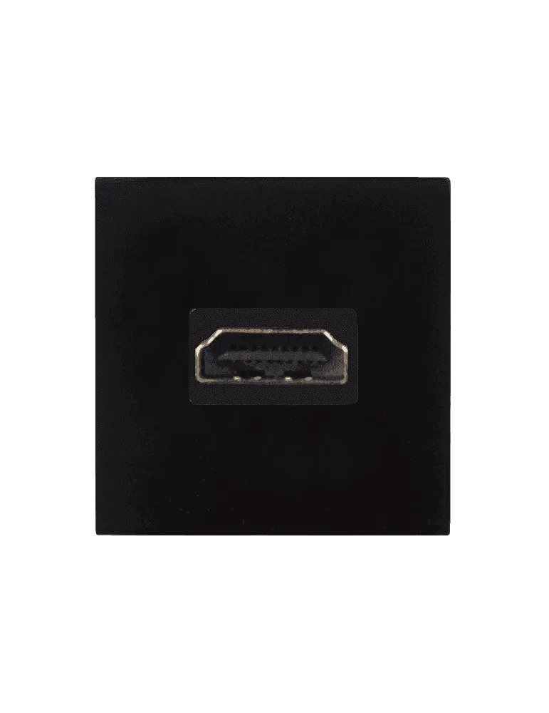  AUDAC CP45HDM-B Faceplate 45x45 - HDMI Black|MusicGoodDeal 