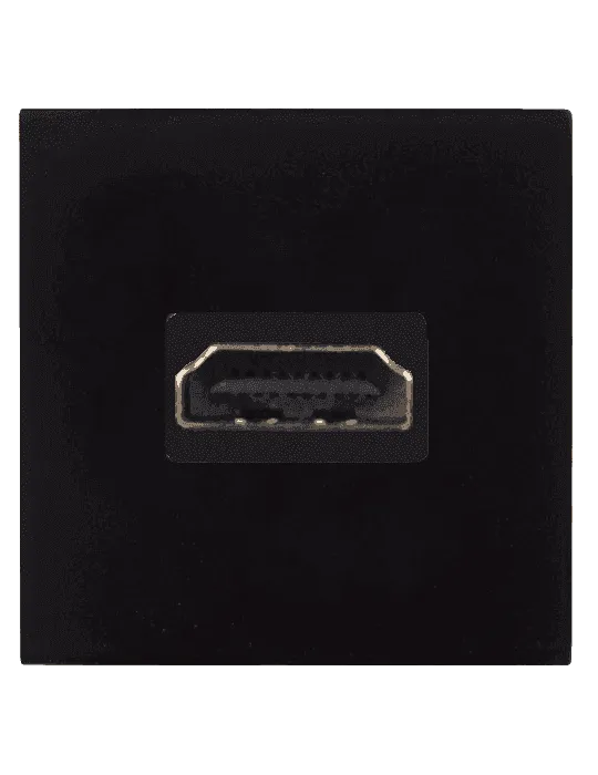  AUDAC CP45HDM-B Faceplate 45x45 - HDMI Black|MusicGoodDeal 