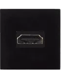  AUDAC CP45HDM-B Faceplate 45x45 - HDMI Black|MusicGoodDeal 