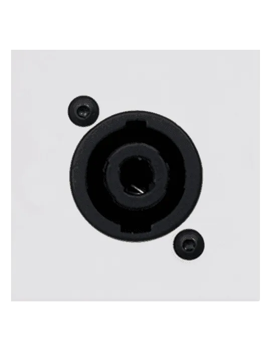  AUDAC CP45SPES-W Faceplate 45x45 - Speakon White|MusicGoodDeal 