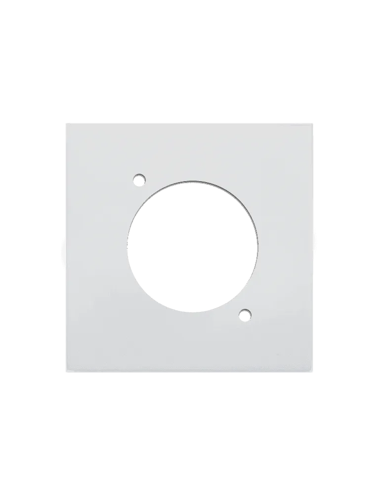  AUDAC CP45DSZ-W Faceplate 45x45 - D-Size White|MusicGoodDeal 