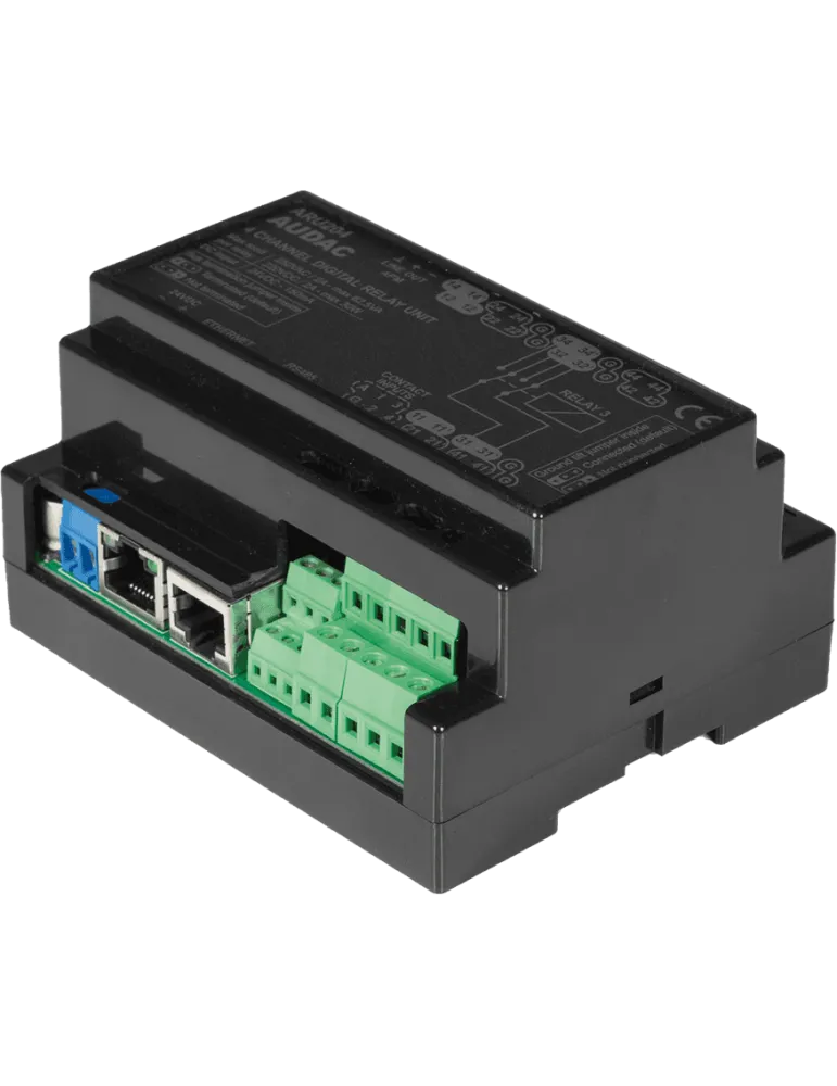  AUDAC ARU204 Accesorios - Unidad de relé de 4 redes - M2/R2/MTX|MusicGoodDeal 