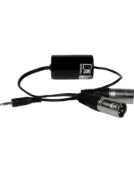  AUDAC TR2080 Line isolation 3.5mm jack / XLR|MusicGoodDeal 