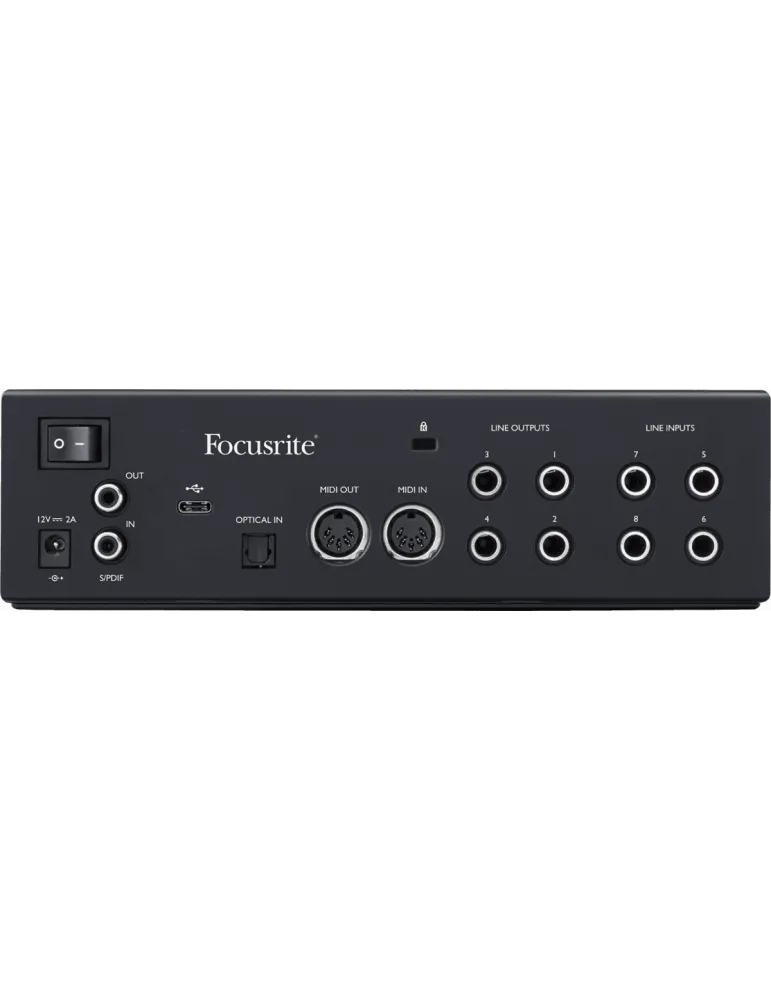  FOCUSRITE CLARETT-4PRE+ Clarett+ - Interfaz de 18 entradas / 8 salidas|MusicGoodDeal 