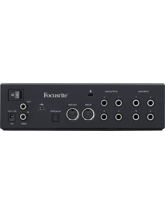  FOCUSRITE CLARETT-4PRE+ Clarett+ - Interfaz de 18 entradas / 8 salidas|MusicGoodDeal 