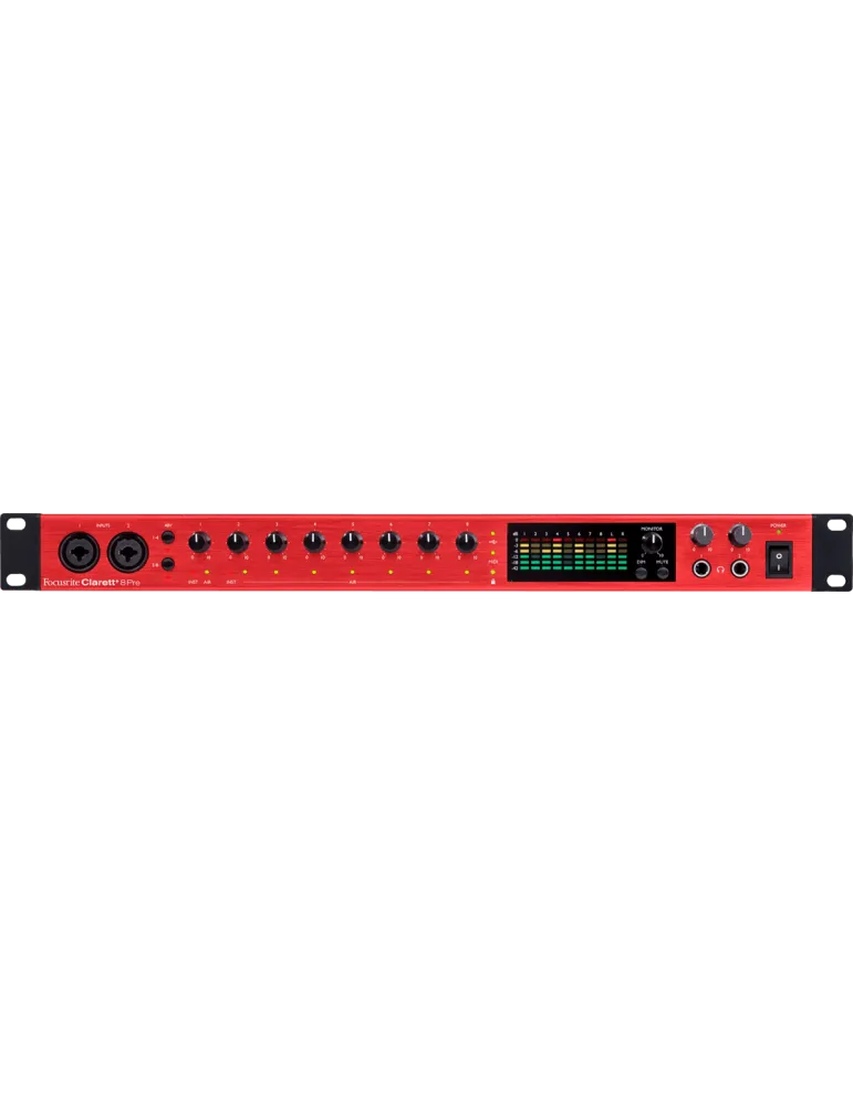  FOCUSRITE CLARETT-8PRE+ Clarett+ - Schnittstelle 18 In / 20 Out|MusicGoodDeal 