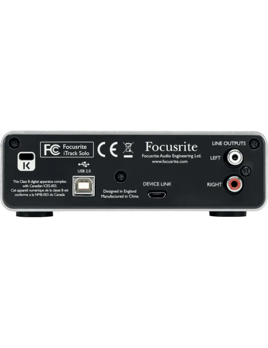  FOCUSRITE ITRACK-SOLO-LIGHTNING ITRACK - Interface 2 In / 2 Out|MusicGoodDeal 