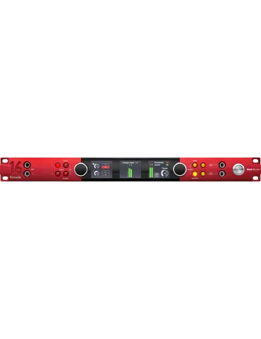  FOCUSRITE PRO RED-16LINE Rojo - Interfaz de 64 entradas / 64 salidas|MusicGoodDeal 