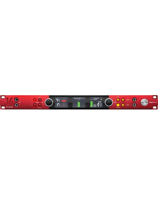  FOCUSRITE PRO RED-16LINE Rojo - Interfaz de 64 entradas / 64 salidas|MusicGoodDeal 